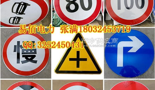 生產高速公路標志牌 道路警示牌 圓形限速標志牌廠家圖片